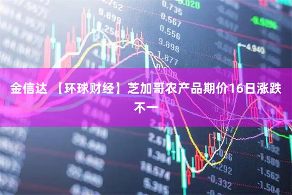 金信达 【环球财经】芝加哥农产品期价16日涨跌不一