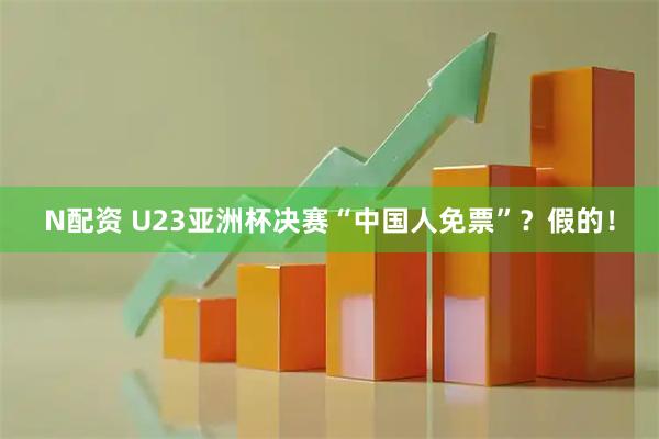 N配资 U23亚洲杯决赛“中国人免票”？假的！